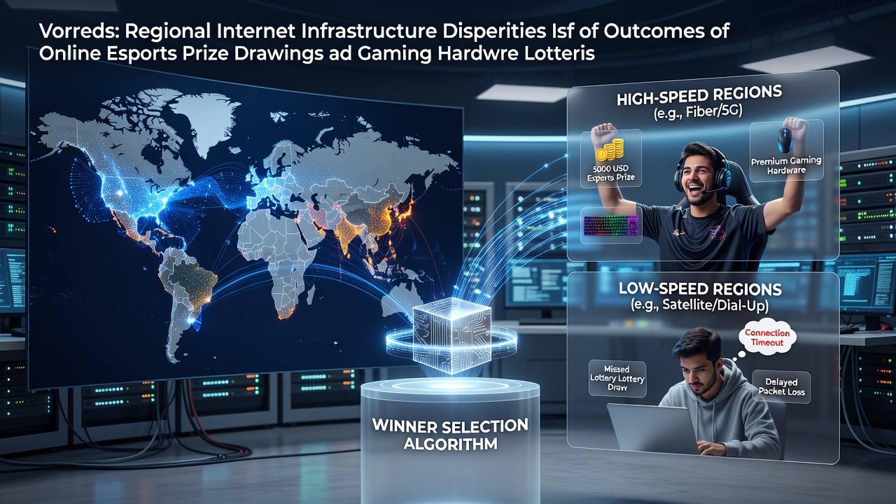Global map highlighting broadband speed variations across continents with esports tournament icons overlaid