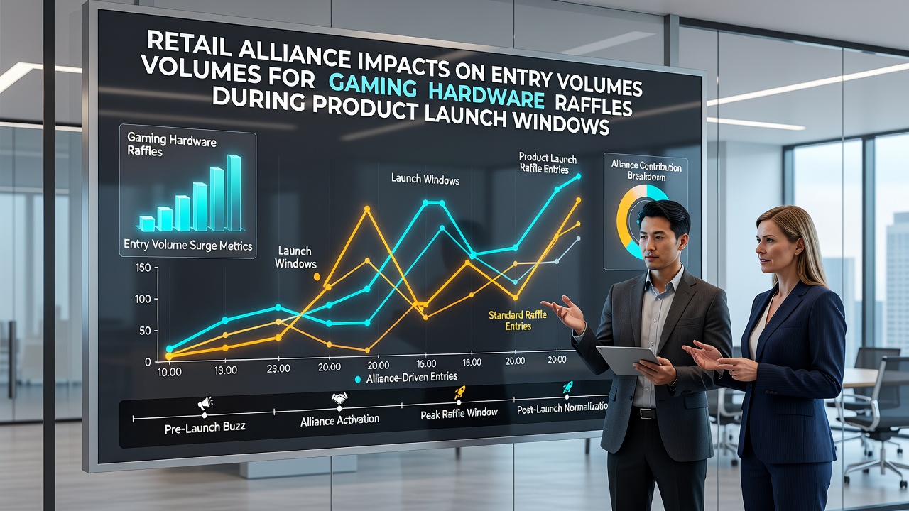 Data visualizations of entry volume changes during alliance-supported hardware launches