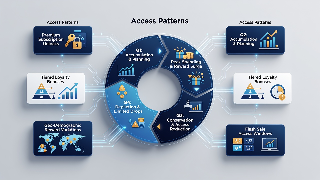 Analysis of seasonal trends in digital entertainment rewards and player access patterns