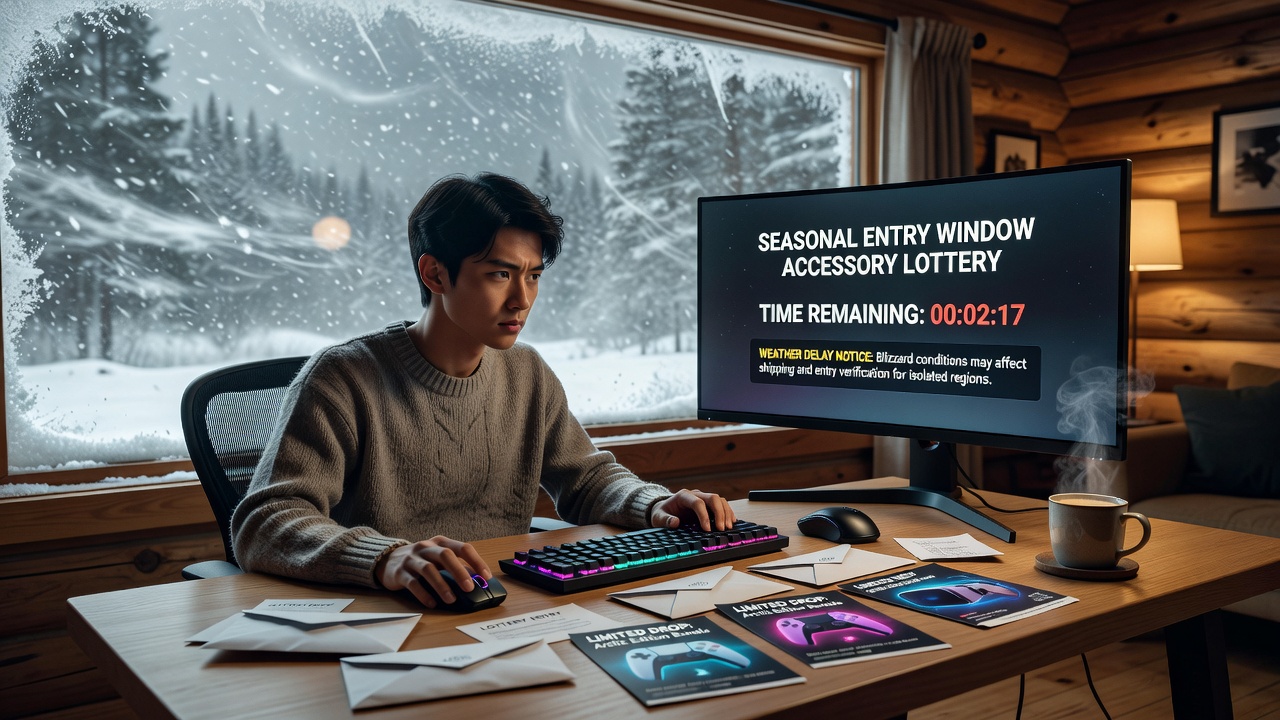 Remote players checking lottery entry deadlines amid seasonal storm warnings